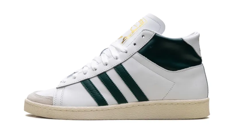 More Adidas Shoes Jabbar Hi 'White Collegiate Green Off White'