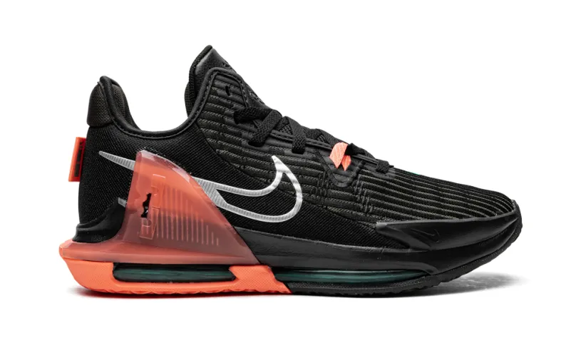 Nike Basketball LeBron Witness VI 'Black   Crimson Pulse' 