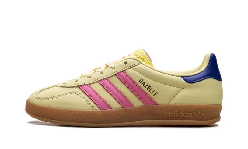 Adidas Gazelle Gazelle Indoor WMNS 'Powder Yellow Lucid Pink Royal'