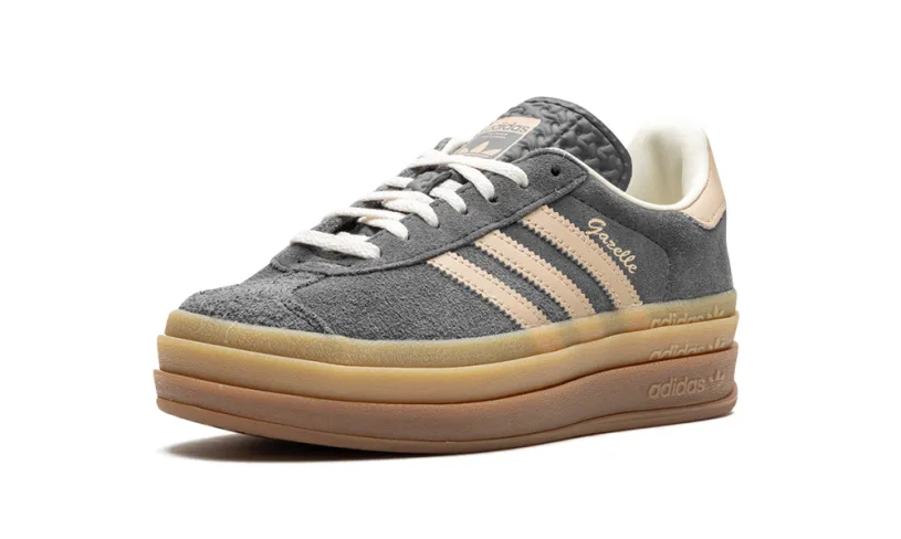 Adidas Gazelle GAZELLE BOLD WMNS 'GREY MAGIC BEIGE GUM' 