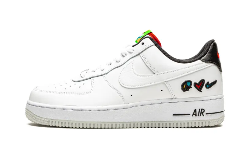 Nike Lifestyle Air Force 1 Low LV8 'Peace, Love, Swoosh' 