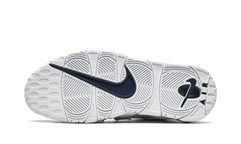 Nike Basketball Air More Uptempo 'White   Midnight Navy' 