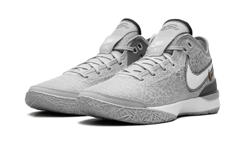 Nike Basketball Zoom LeBron NXXT Gen 'Wolf Grey Metallic Gold'