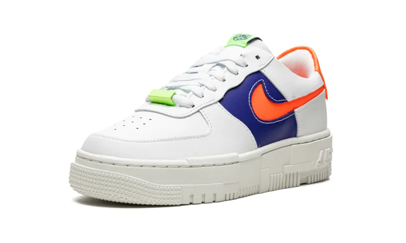 Nike Lifestyle AIR FORCE 1 LO PIXEL MNS WMNS 'White Concord Crimson' 