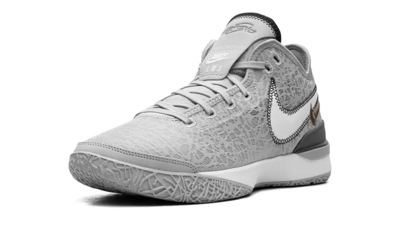 Nike Basketball Zoom LeBron NXXT Gen 'Wolf Grey Metallic Gold' 