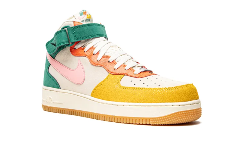 Nike Lifestyle Air Force 1 'Vivid Sulfur and Rush Orange' 