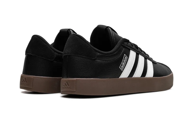 More Adidas Shoes Vl Court 3.0 Low WMNS 'Core Black Cloud White Gum' 