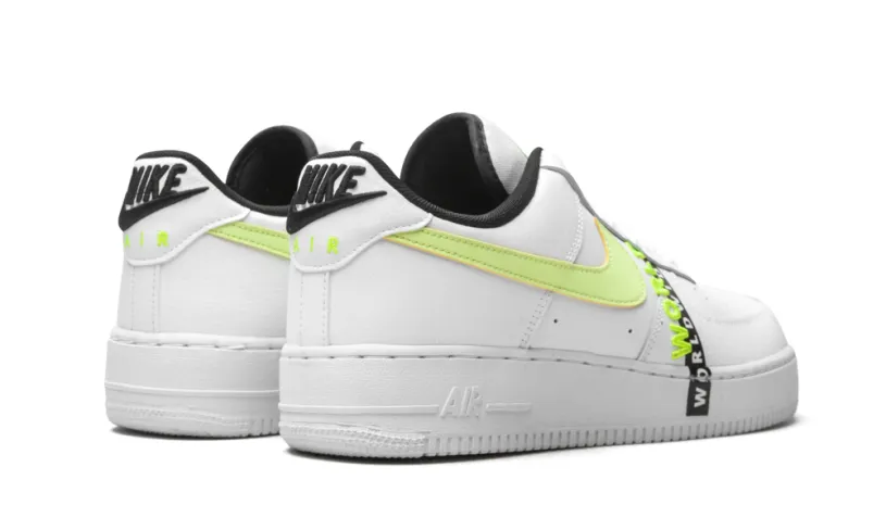 Nike Lifestyle Air Force 1 Low 'Worldwide White Volt' 