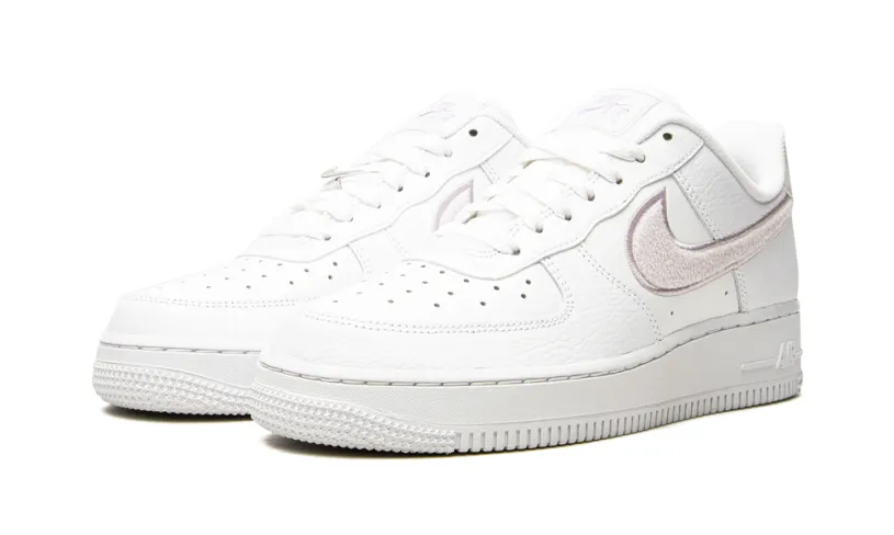 Nike Lifestyle AIR FORCE 1 LO MNS WMNS 'Chenille Swoosh - Sea Glass' 