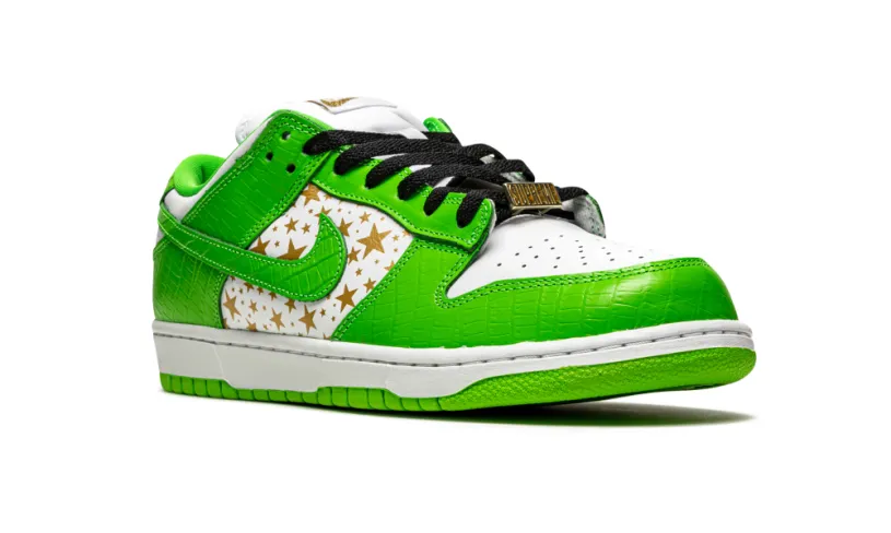 Nike Dunk SB Dunk Low 'Supreme - Stars - Mean Green' 