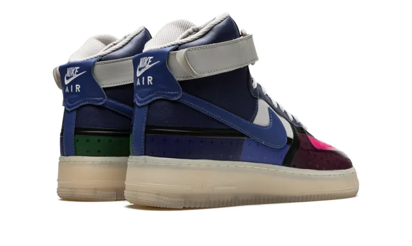Nike Lifestyle Air Force 1 High '07 Premium 'Thunder Blue Pink Prime'