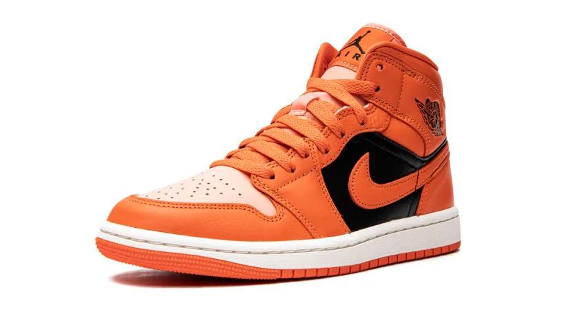 Air Jordan 1 AIR JORDAN 1 MID SE WMNS 'Orange   Black' 