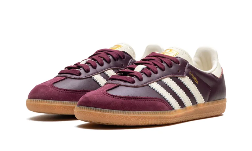 Adidas Samba SAMBA OG WMNS 'Maroon / Cream White'
