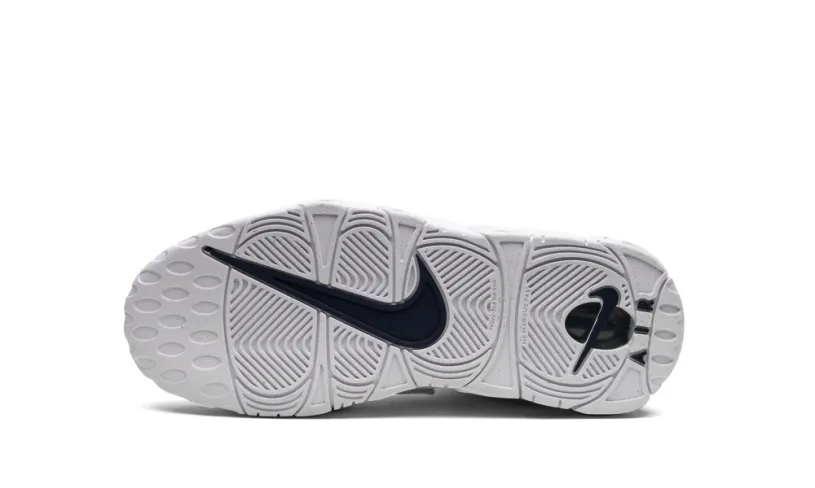 Nike Basketball AIR MORE UPTEMPO GS 'White   Navy' 