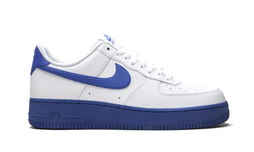 Nike Lifestyle Air Force 1 Low '07 'White   Game Royal' 