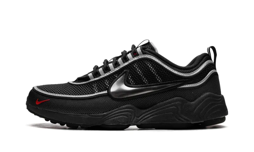 Nike Lifestyle Air Zoom Spiridon 'Black   Metallic Silver' 
