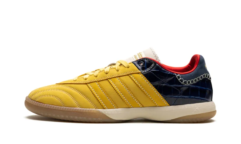 Adidas Samba Samba Millenium 'Wales Bonner - Fade Gold   Navy Croc' 