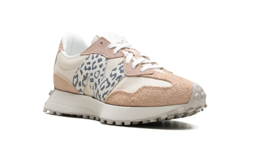 New Balance 327 327 WMNS 'Flat Taupe Linen Leopard'