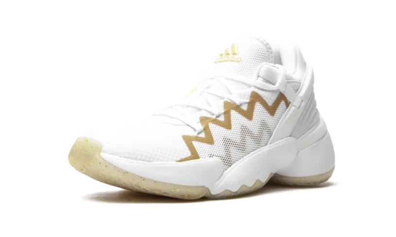More Adidas Shoes D.O.N Issue 2 'White Gold Metallic'