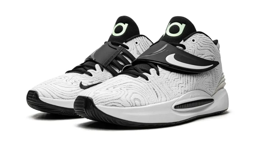 Nike Basketball KD 14 TB 'White Black' 