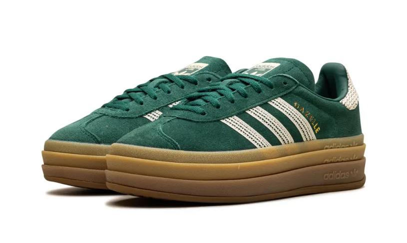 Adidas Gazelle Gazelle Bold WMNS 'Collegiate Green White Gold' 