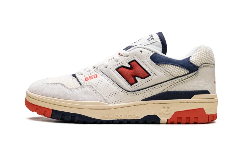 New Balance 550 550 'Sea Salt Pack Blast Red'