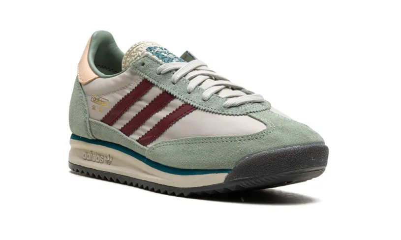 More Adidas Shoes SL 72 RS 'Putty Grey Shadow Red'