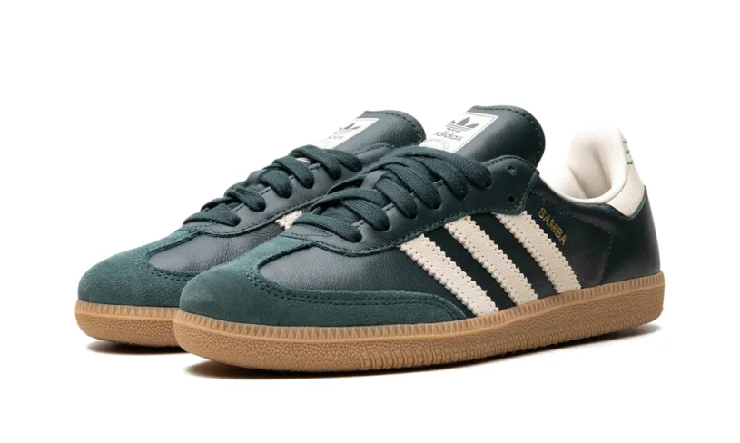 Adidas Samba Samba OG 'Shadow Green Cream White Gold Metallic' 