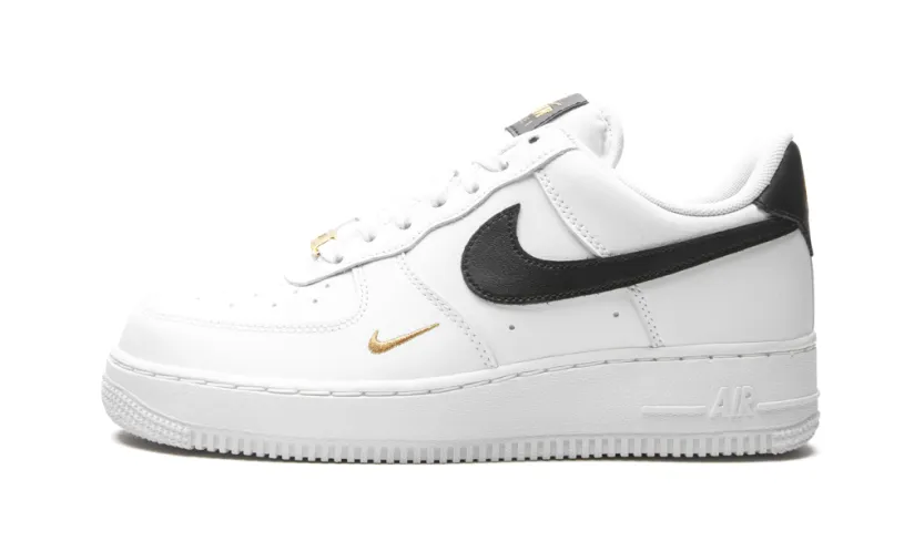 Nike Lifestyle AIR FORCE 1 LO ESSENTIAL MNS WMNS 'White Black Gold'