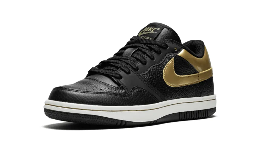 Nike Basketball Court Force Low 'Black and Gold' 