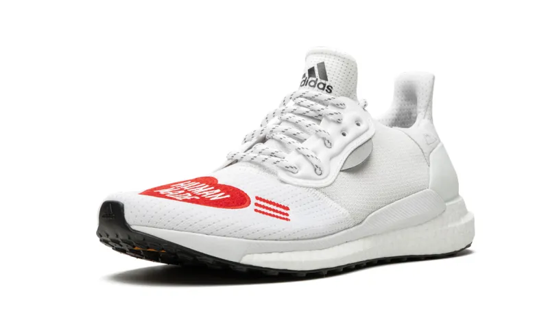 Adidas Pharrell Solar HU Glide 'Pharrell Williams - Human Made Love White Red' 