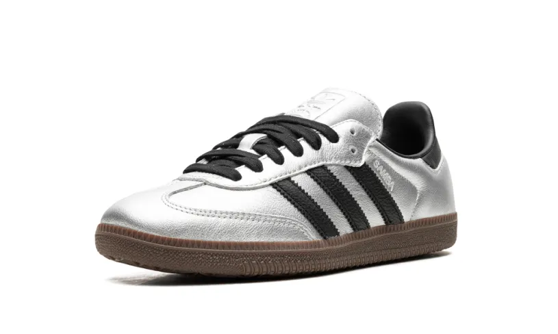 Adidas Samba Samba OG WMNS 'Silver Metallic Black Gum' 