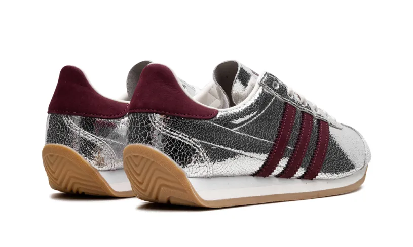 More Adidas Shoes Country OG WMNS 'Silver Metallic Maroon' 