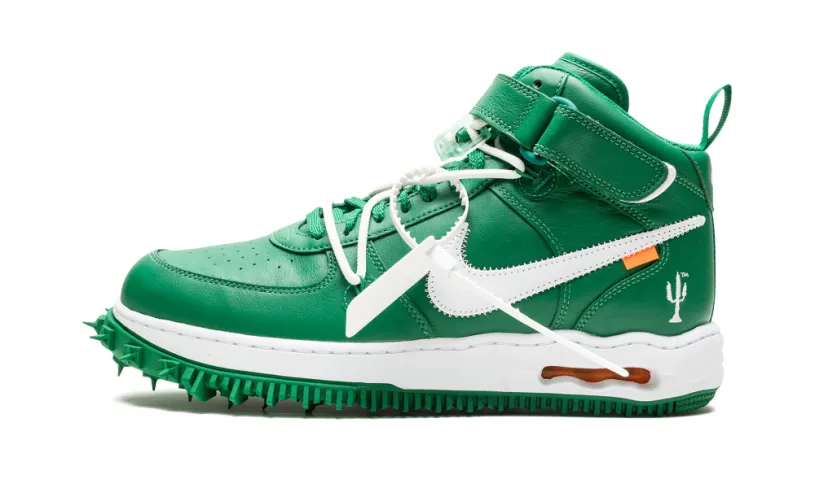 Nike Lifestyle Air Force 1 Mid 'Off-White - Pine Green' 