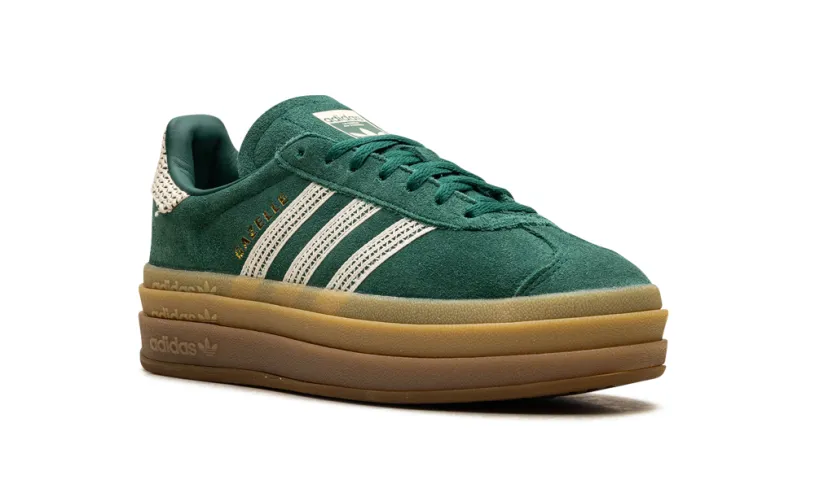 Adidas Gazelle Gazelle Bold WMNS 'Collegiate Green White Gold' 