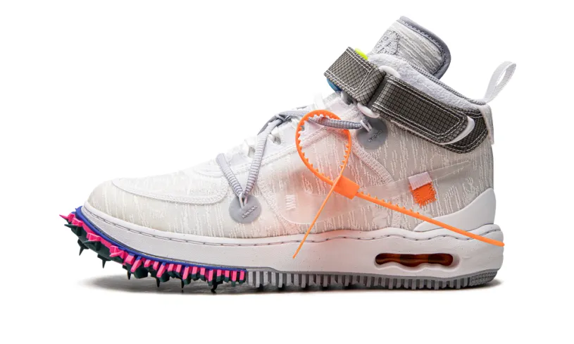 Nike Lifestyle Air Force 1 Mid 'Off-White - White'