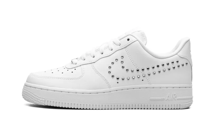 Nike Lifestyle AIR FORCE 1 LO WMNS 'White   Metallic Silver' 