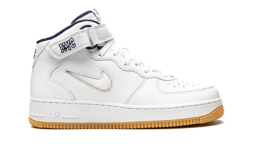 Nike Lifestyle Air Force 1 Mid Jewel QS 'NYC - Yankees' 