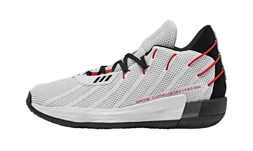 More Adidas Shoes Dame 7 'White' 