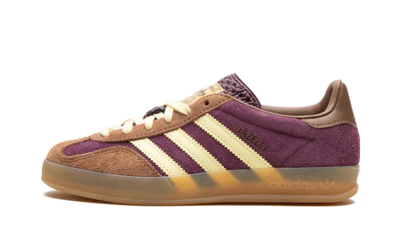 Adidas Gazelle Gazelle Indoor 'Maroon Almost Yellow' 