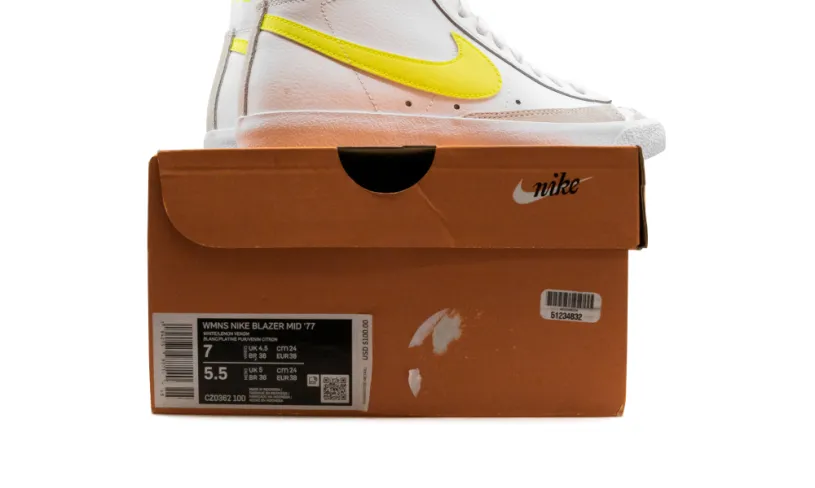 Nike Basketball BLAZER MID '77 WMNS 'Lemon Venom' 