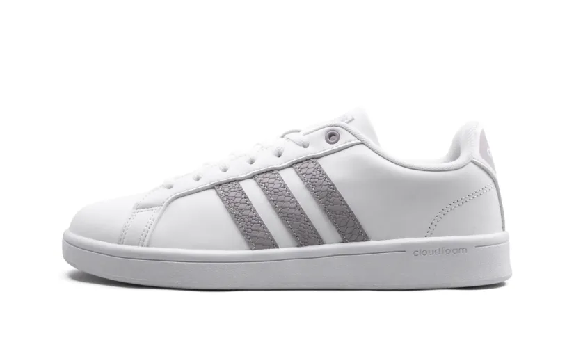 More Adidas Shoes CF Advantage 'White Ice Purple'