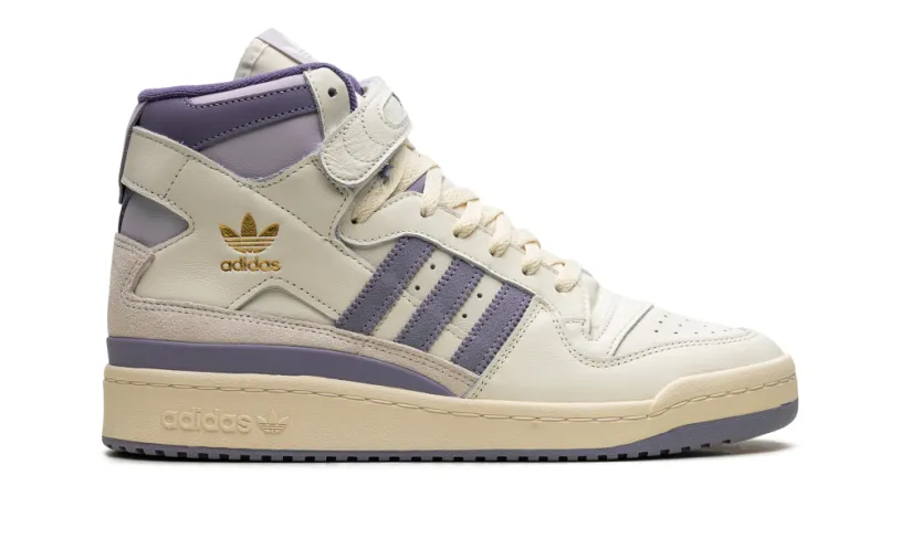 More Adidas Shoes Forum 84 High 'Off White Silver Violet' 