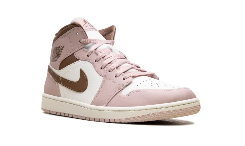Air Jordan 1 Jordan 1 Mid WMNS 'Pink Oxford Brown' 