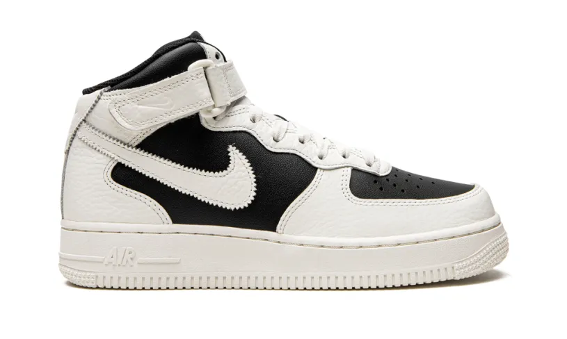 Nike Lifestyle AIR FORCE 1 '07 MID MNS WMNS 'Black Sial' 