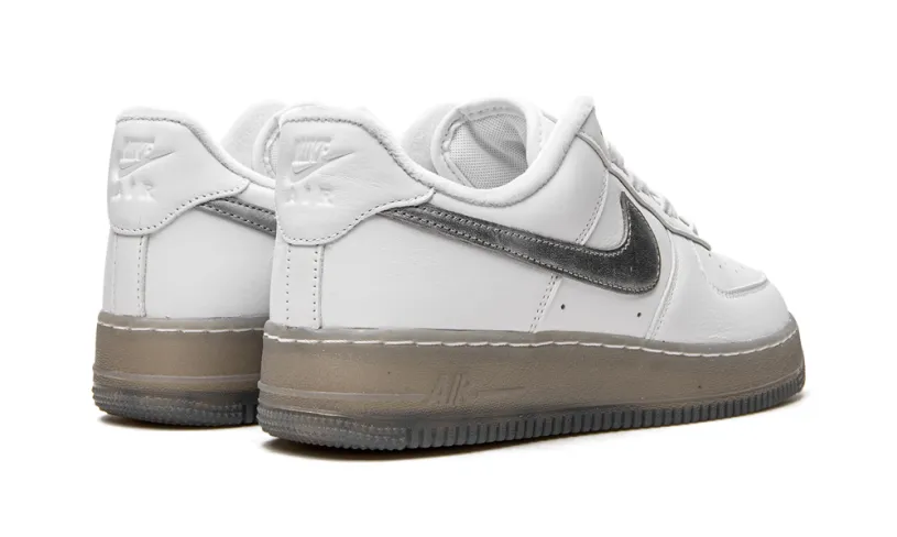 Nike Lifestyle Air Force 1 'White   Metallic Silver' 
