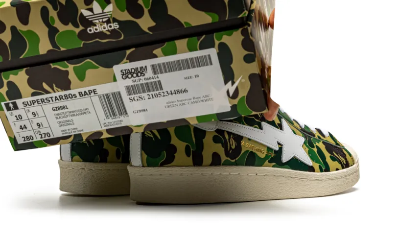 Adidas Superstar Superstar 'BAPE - Green Camo' 