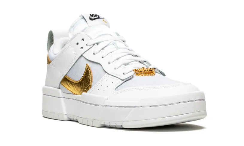 Nike Dunk DUNK LO DISRUPT WMNS 'White Metallic Gold'