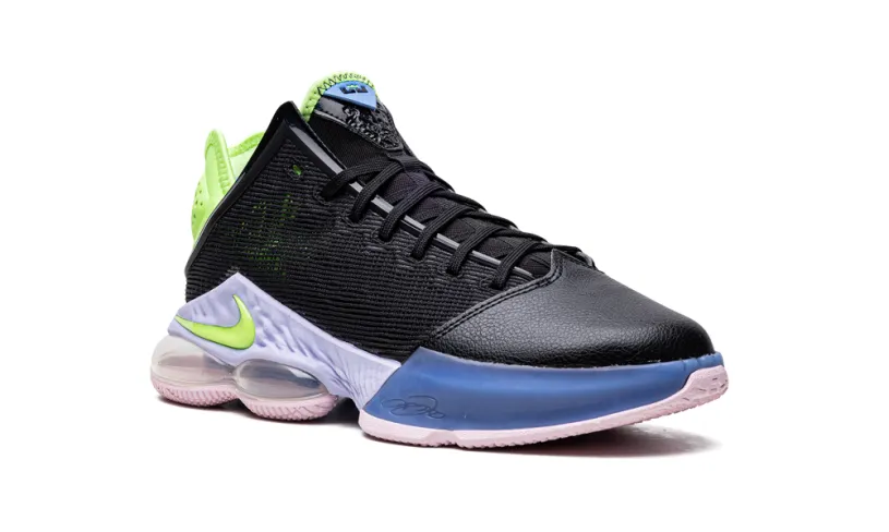 Nike Basketball LeBron 19 Low 'Black   Ghost Green' 
