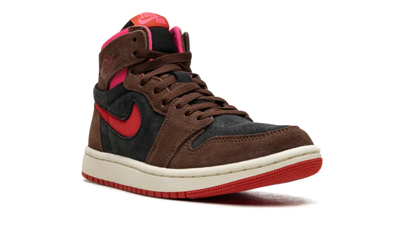 Air Jordan 1 AIR JORDAN 1 ZOOM AIR CMFT WMNS 'Cacao Wow Picante Red Black Hyper Pink'